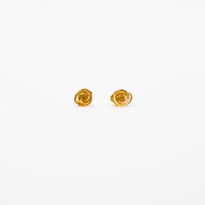 Stříbrné náušnice s turmalínem různé barvy , tvar květina / Jemné a romantické náušnice .