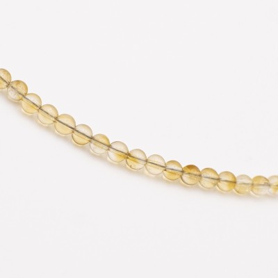 Náhrdelník z přírodního citrinu - zlatavá, teplá barva / Stříbro 925.