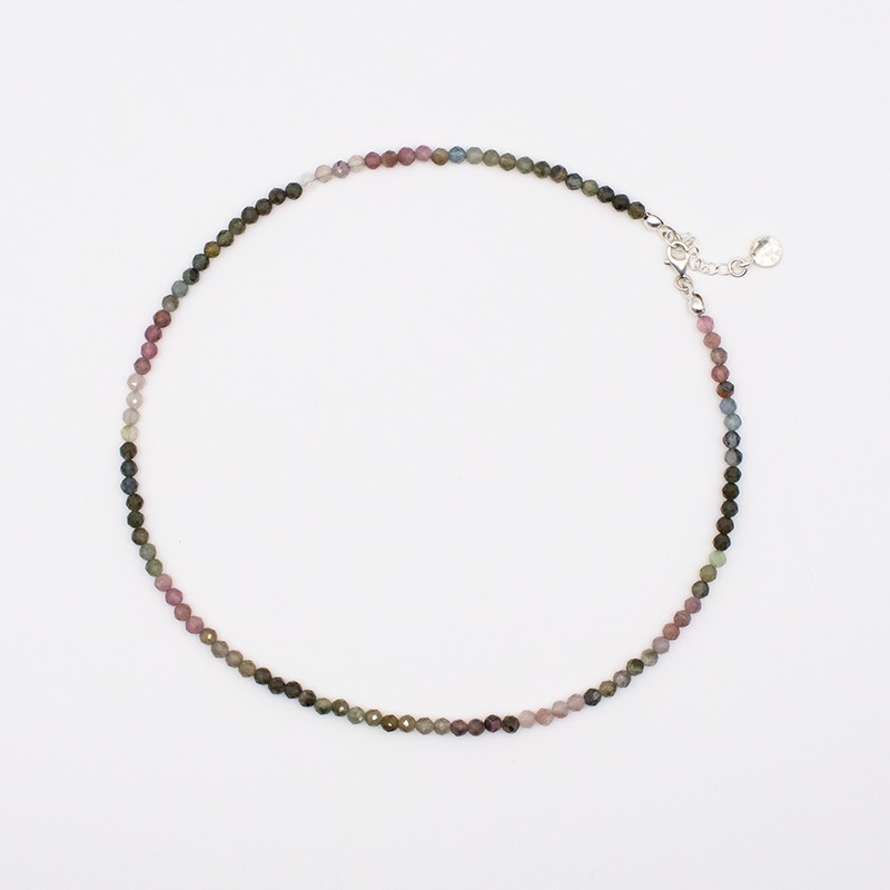 Náhrdelník z turmalínu - broušený  barevný