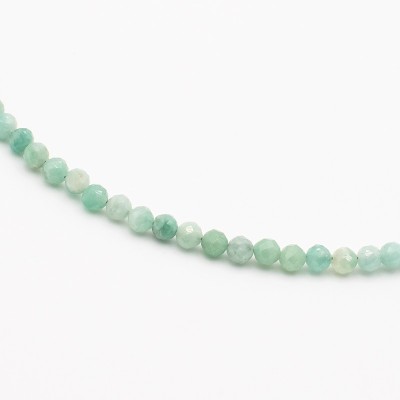 Smaragdový náhrdelník broušený / Stříbro 925.