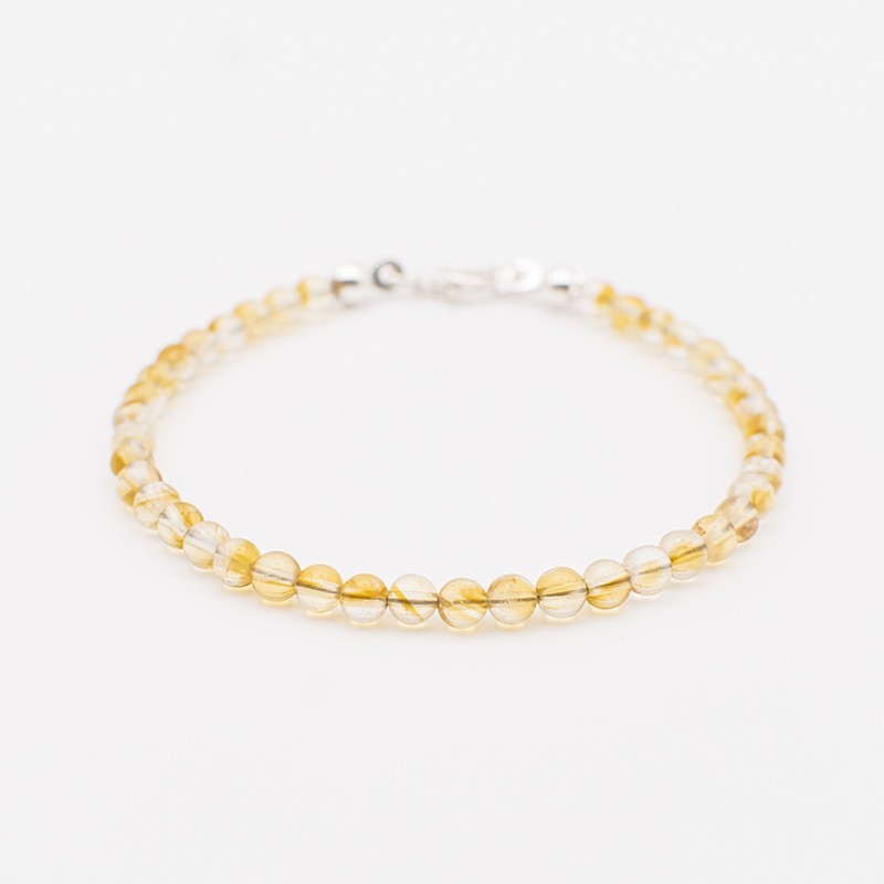 Náramek z citrinu kuličky Náramek z citrinu kuličky