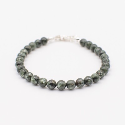 Náramek z pravého serafinitu ve stříbře 925 / Přírodní minerál, který okouzlí.