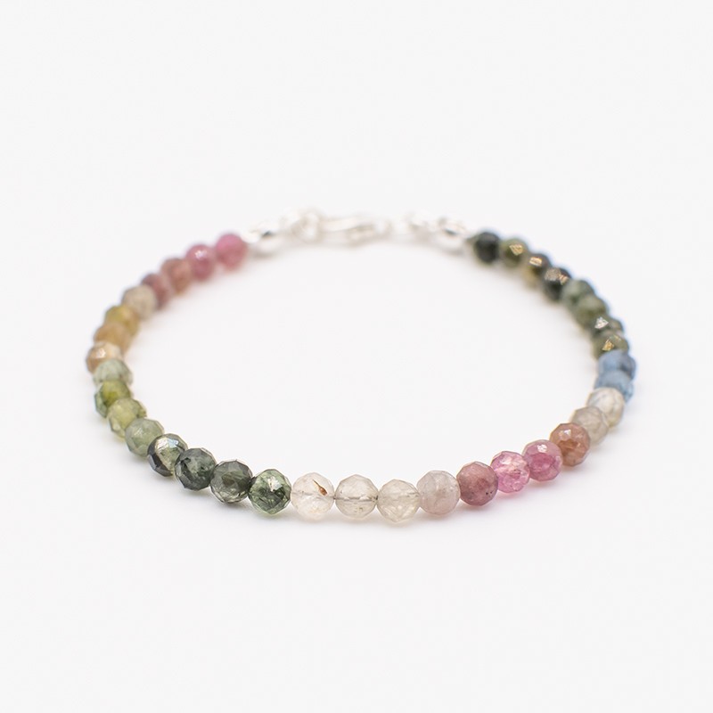 Náramek Turmalín - fazetovaný barevný Náramek Turmalín - fazetovaný barevný