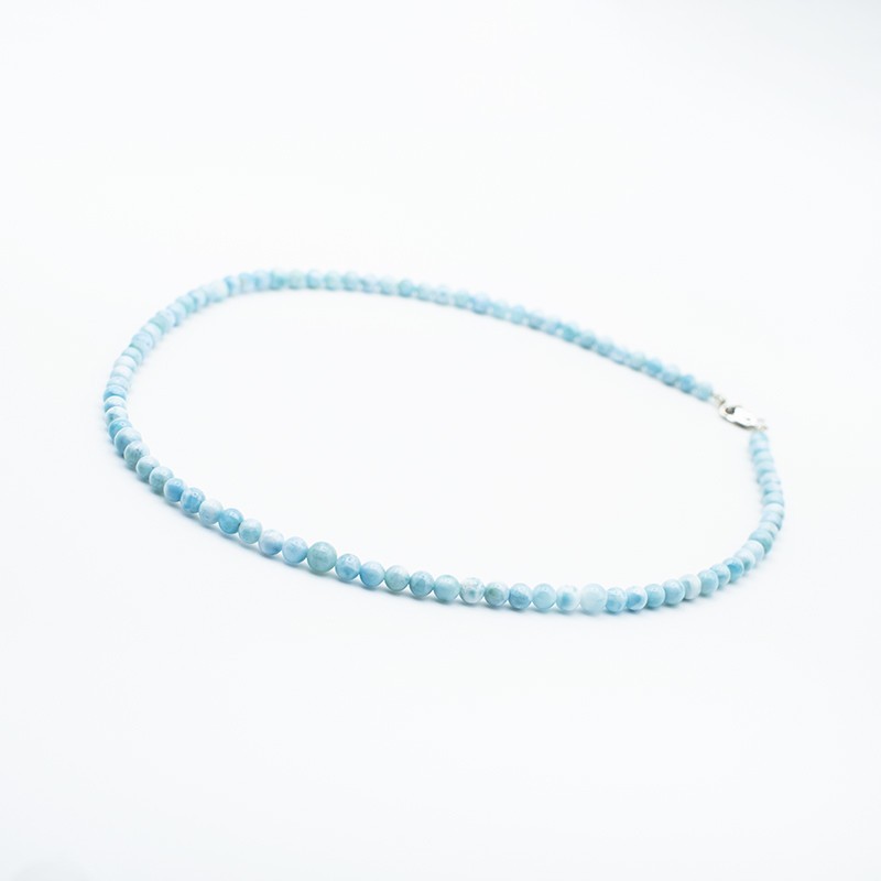 Larimar náhrdelník stříbrný
