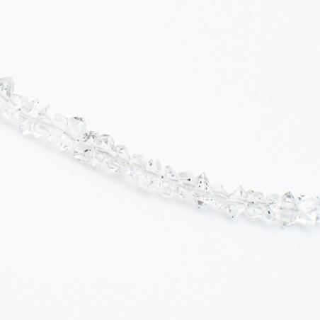 Křišťál herkimer náhrdelník ve stříbře 925