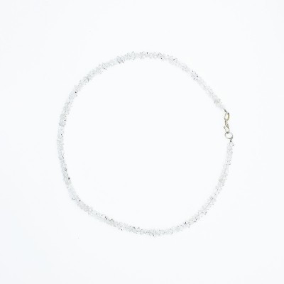 Náhrdelník z Herkimer křišťálu 6-7 mm / Stříbrné 925 zapínání .