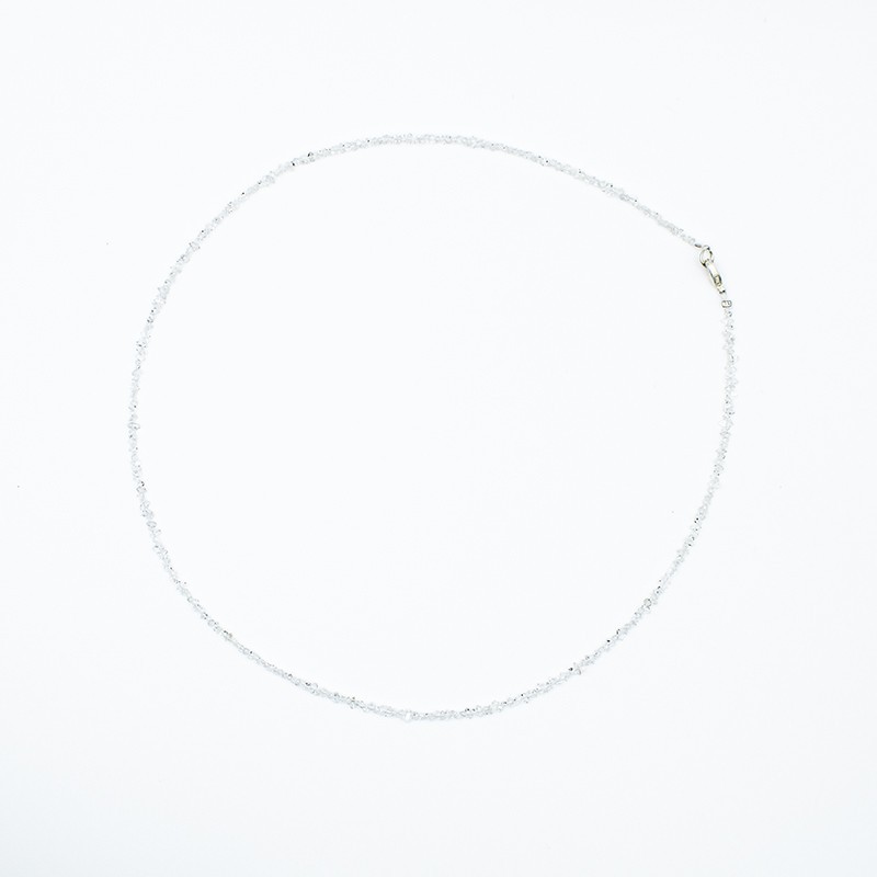 Křišťál Herkimer náhrdelník ve stříbře Křišťál Herkimer náhrdelník ve stříbře