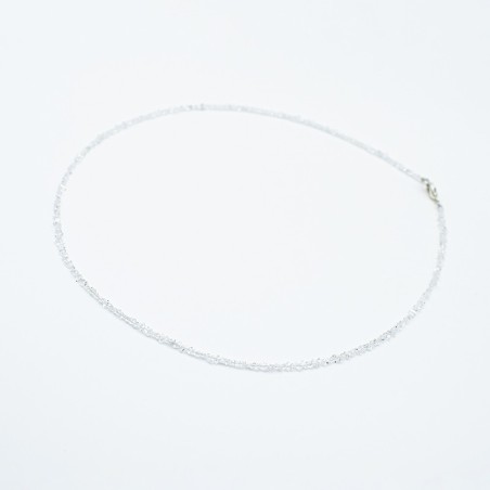 Křišťál Herkimer náhrdelník ve stříbře