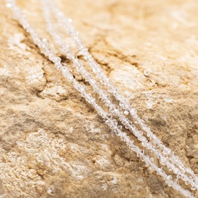 Náhrdelník Herkimer diamant/Přírodní krystal vysoké čistoty.