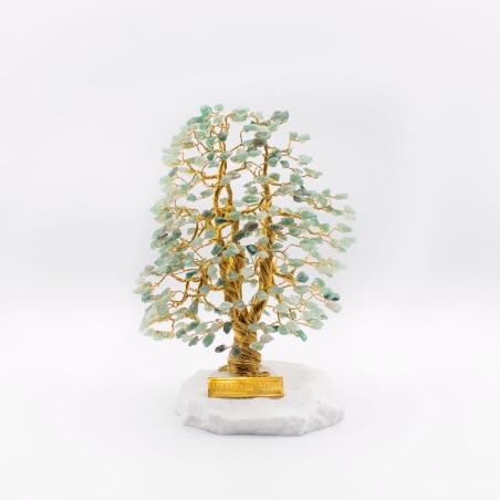 Stromeček štěstí z avanturinu 20 cm/ Dekorace z přírodního kamene.