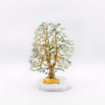 Stromeček štěstí z avanturinu 20 cm/ Dekorace z přírodního kamene.