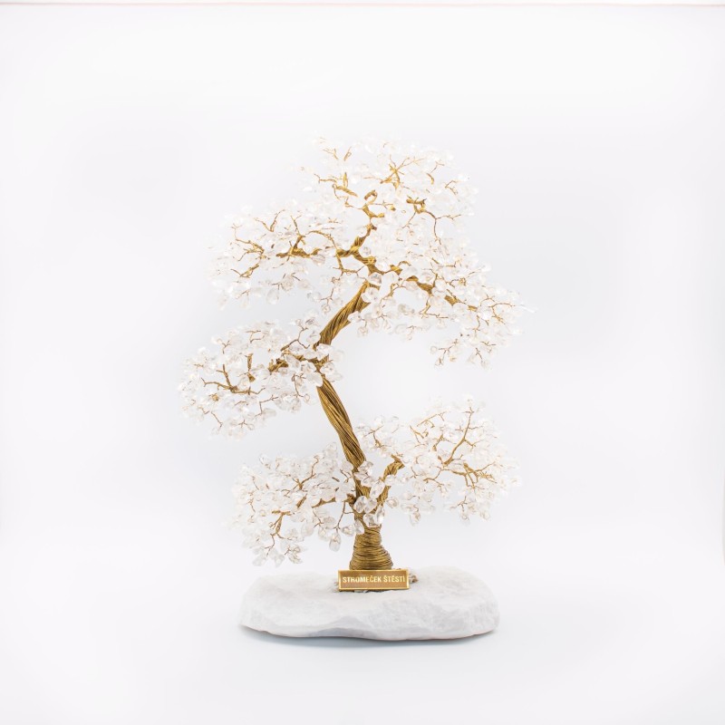 Stromeček štěstí křišťál 35 cm A