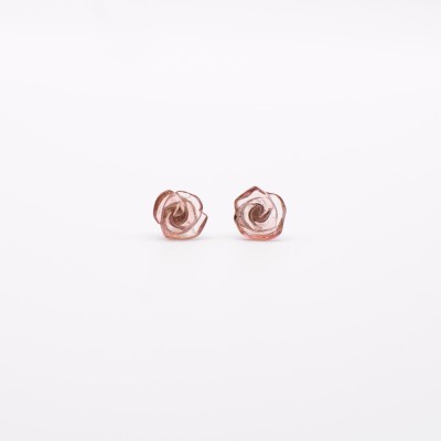 Stříbrné náušnice s turmalínem různé barvy , tvar květina / Jemné a romantické náušnice .