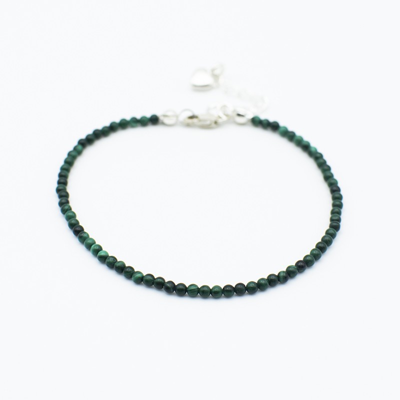 Náramek z malachitu kuličky Náramek z malachitu kuličky