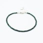 Náramek z malachitu kuličky Náramek z malachitu kuličky