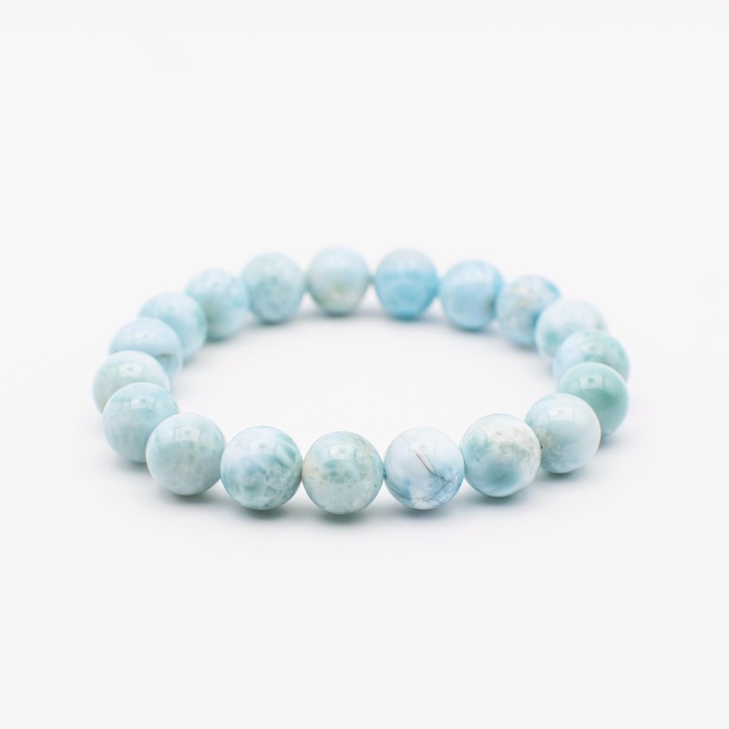 Larimar náramek - kuličky Larimar náramek - kuličky