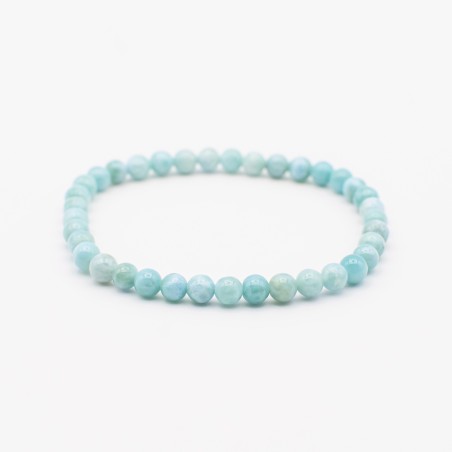 Larimar náramek - kuličky