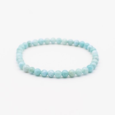 Pravý larimar náramek kuličky / Kámen harmonie a klidu