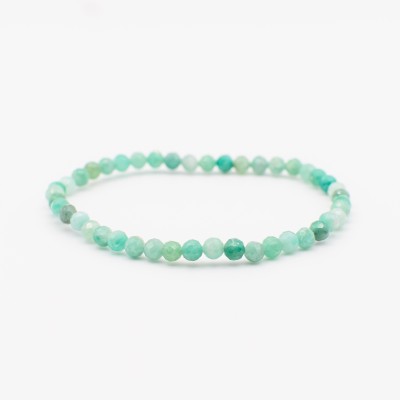 Smaragdový náramek - broušené  přírodní korálky / Drahokamový minerál.