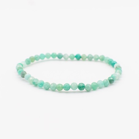 Smaragdový náramek - broušené  přírodní korálky / Drahokamový minerál.